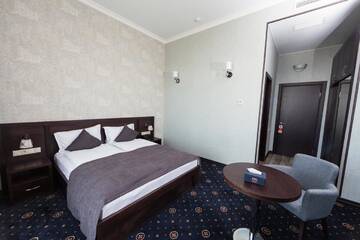 Фото номера Двухместный номер Делюкс с 1 кроватью и видом на Арарат Отель Amberd Hotel г. Бюракан 5